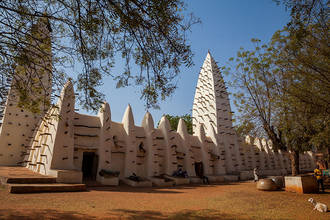 die alte Moschee von Bobo Dioulasso